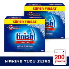 Finish Bulaşık Makinesi Tuzu 2X3000 gr