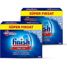 Finish Bulaşık Makinesi Tuzu 2X3000 gr