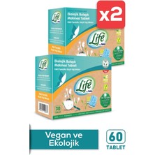 Life by Fakir 'life By Fakir Ekolojik Vegan Bulaşık Makinesi Tablet Deterjanı(30'lu) 2 Adet