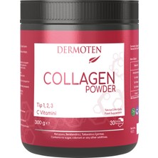 Dermoten Collagen Plus Powder 300 G - Toz  (30 Günlük Porsiyon)