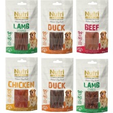 Nutri Canin %95 Et Içeren Tahılsız Karışık Paket Köpek Ödül Maması 6 Adet