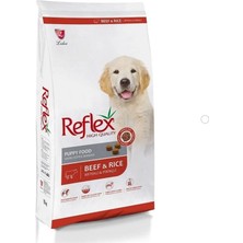Reflex Biftekli ve Pirinçli Yavru Köpek Maması 3kg