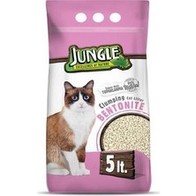 Jungle Bentonit Natural Topaklaşan Kedi Kumu 5 Lt