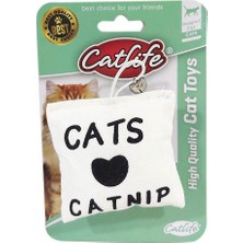Catlife  Kediler Için Catnip Kedi Otlu Yastık Oyuncak Zilli