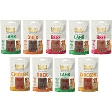 Nutri Canin %95 Et Içeren Tahılsız Karışık Paket Köpek Ödül Maması 9 Adet