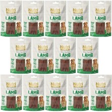 Nutri Canin Lamb Stripes Tahılsız Kuzu Etli Köpek Ödülü 80GR 14 Adet