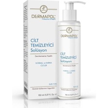 Dermapol Cilt Temizleyici Solüsyon Normal ve Karma Ciltler 150 Ml. Sles Free D-Scs2