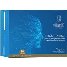 VitaniQ Cognizone Sitikolin, Fosfotidilkolin İçeren Kapsül Takviye Edici Gıda