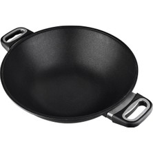 Leggno Black Döküm Wok Tava 32CM