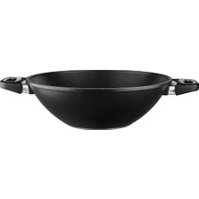 Leggno Black Döküm Wok Tava 32CM