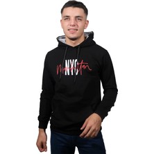 Daniel Milano Erkek Nyc Siyah Kapüşonlu SWEATSHIRT-229