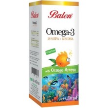 Balen Omega 3 Portakal Aromalı Balık Yağı 150 Ml