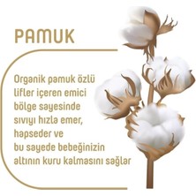 Pure Pamuklu Organic Islak Mendil 90' 'lı 10 Paket 900 Yaprak Pure-Mndl-90