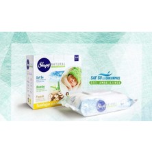 Sleepy Islak Havlu Yeni Doğan Naturel Bambu 6'lı Set 240 Yaprak