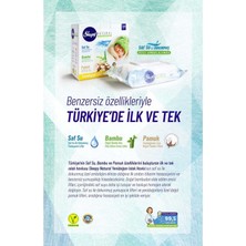Sleepy Islak Havlu Yeni Doğan Naturel Bambu 6'lı Set 240 Yaprak
