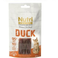 Nutri Feline Kedi Ödülü 50 gr Ördekli Lezzetli Sandviç Doğal Atıştırmalık