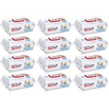 Baby Turco Islak Mendil-Havlu Beyaz Sabun Kokulu 90 'lı 12 Paket 1080 Kullanım