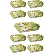 Sleepy Islak Mendil Zeytinyağlı 90 'lı x 9 (Toplam 810 Adet Mendil)