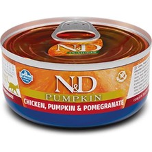 N&d Balkabaklı Tahılsız Tavuklu ve Narlı Yetişkin Kedi Konservesi 70 gr