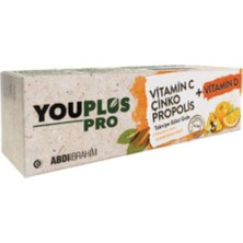 Youplus Pro Vitamin C, D, Çinko & Propolis 15 Efervesan Tablet