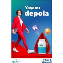 Velavit V-Iron & Vitamin C Demir Ve C Vitamini Içeren Takviye Edici Gıda