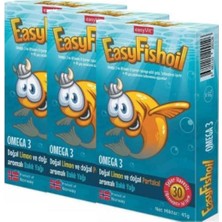 Easyvit Easyfishoil Omega 3 Vitamin D Içeren Limon Portakal Aromali Çiğnebilir Jel Form 30 Tablet 3