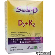 Suda Vitamin Suda D D3 K2 30 Ml Damla