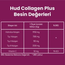 Hud Collagen Plus Powder+ C Vitamini 300 Gr