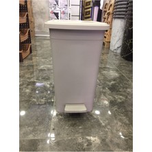 Elif Plastik Elifplastik Slim Pedallı Çöp Kovası 25 Lt Elif Plastik (Taş Rengi)