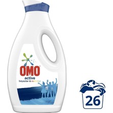 Omo Sıvı Deterjan Active Beyazlar ve Renkliler 26 Yıkama 1690 ml