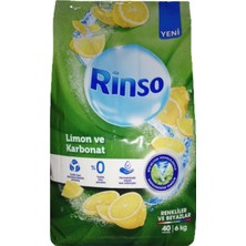 Rinso 'limon ve Karbonat Renkliler ve Beyazlar Için Toz Çamaşır Deterjanı 6 kg x 2 Adet