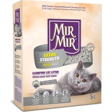 Mır mır Bentonit Ekstra Güçlü Kutu Kedi Kumu 5 Lt.