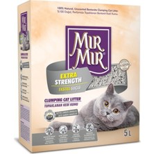 Mır mır Bentonit Süper Topaklanan Kedi Kumu 5l