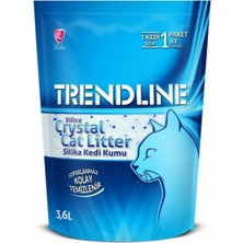 Trendline 3,6 Lt Kedi Kumu Kokusuz Topaklaşan Silika Özelliğiyle Kolay Temizlik Sağlar