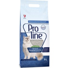Pro Line Parfümsüz Topaklanan Kedi Kumu 5 Litre ( 2 Adet )