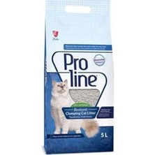 Pro Line Bentonite Parfümsüz Topaklanan Kedi Kumu 5 Lt