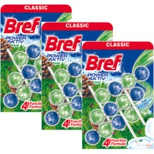 Bref Power Aktiv Klozet Temizleyici 4 Top 3'lü Set