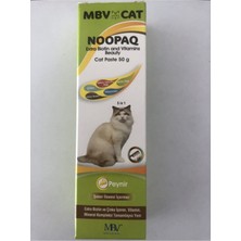 Mbv Cat Noopaq 50 g Kedi Macunu Peynir Lezzetiyle Tüy Ve Cilt Sağlığını Destekleyen 5 İn 1 Formül