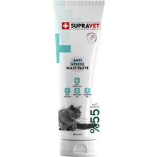 Supravet Anti Stress Relax Paste Sakinleştirici Kedi Macunu 100 gr (Şekersiz ) ( %55 Extra Malt )