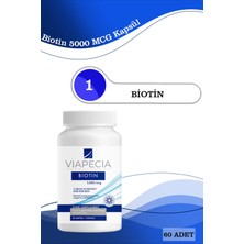 Viapecia Biotin 5000 Mcg 60 Adet