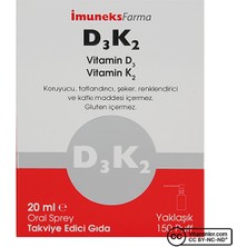 Imuneks D3k2 150 Puff 20 Ml