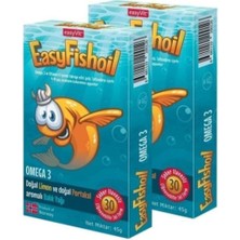 Easyvit Easy Fishoil Easyvi?T Easyfishoil Omega 3 Çiğnenebilir 30 Jel Tablet 2 Kutu