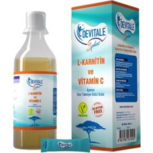 Devitale 💧 Devitale SPLUS | C Vitamini, L-Karnitin ve Akasya Gamı İçeren Sıvı Lif Takviyesi (Hazırlanabilir Form) - 10 ml x 50 Porsiyon