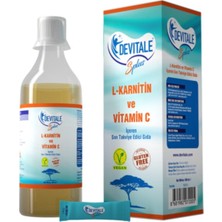 Devitale 💧 Devitale SPLUS | C Vitamini, L-Karnitin ve Akasya Gamı İçeren Sıvı Lif Takviyesi (Hazırlanabilir Form) - 10 ml x 50 Porsiyon