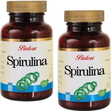Balen Spirulina Yosun Mavi-Yeşil Alg Kapsül 375mg 2 Adet