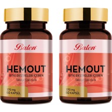 Balen Hemout Bitki Ekstreleri Içeren 370 Mg 60 Kapsul X 2 Adet
