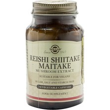 Solgar Reishi Shiitake Maitake Mushroom Extract 50 Kapsül