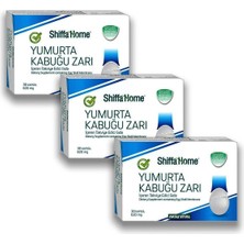 Shiffa Home Aksu Vital Yumurta Kabuğu Zarı 620 Mg 30 Kap X 3 Adet