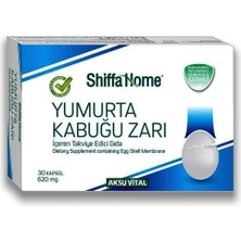 Shiffa Home 2 Adet Aksuvital Yumurta Kabuğu Zarı 620mg 30 Kapsül