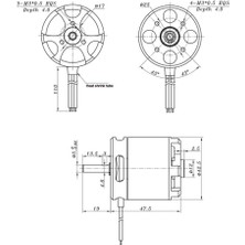 Sunnysky X3525 520KV Fırçasız Drone Motoru